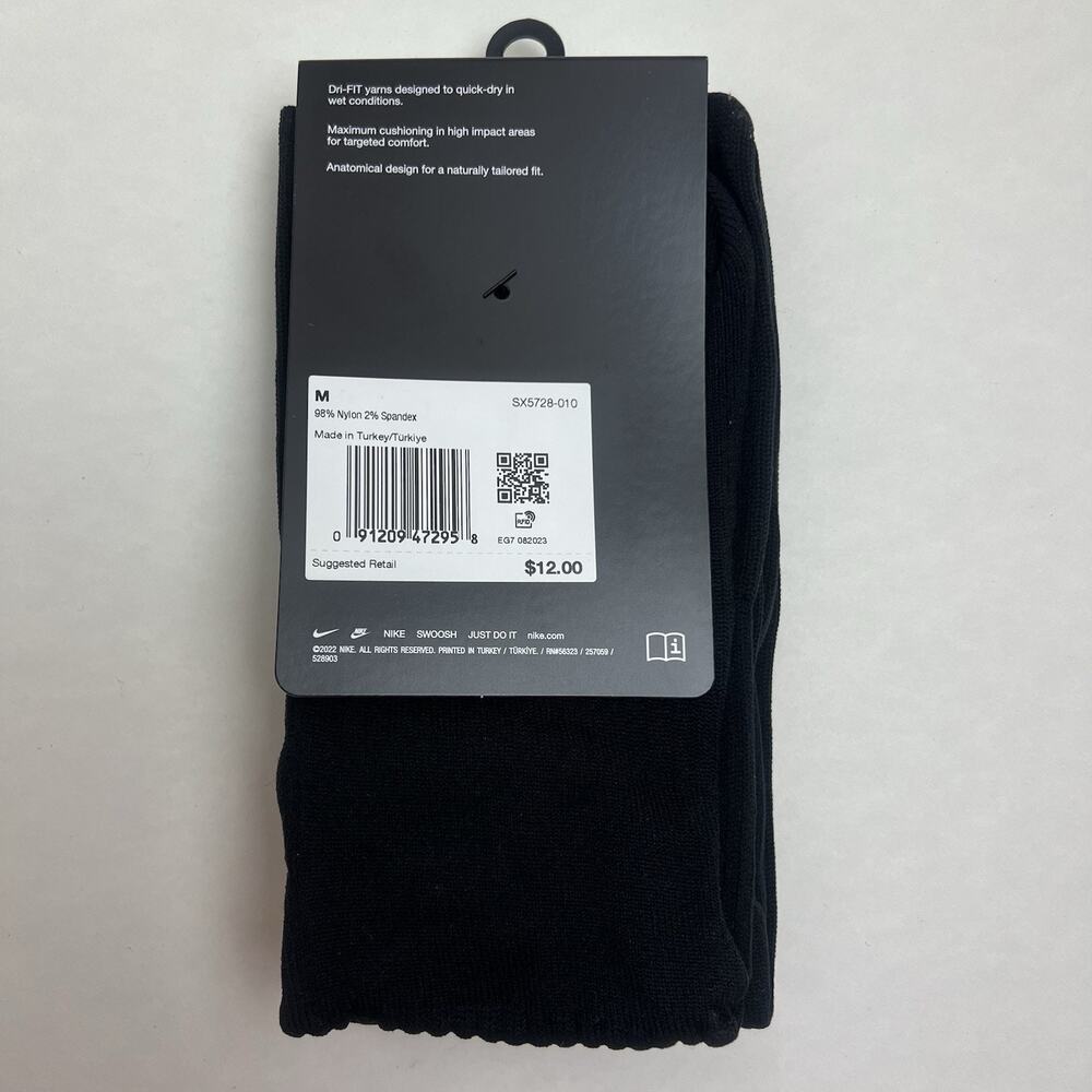Nike Classic Cushioned Knee High with Dri-Fit Technology Men’s Size M (6-8) - Picture 2 of 3